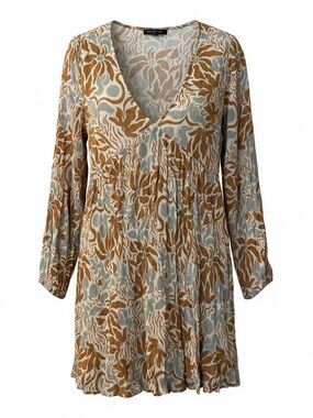 Salty Crew Beige and White Patterned Top